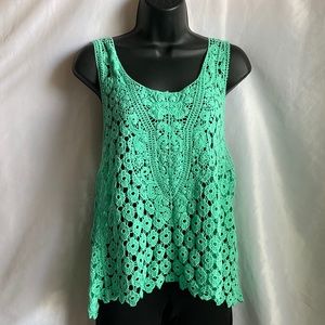 India Boutique Embroidered Tank Top